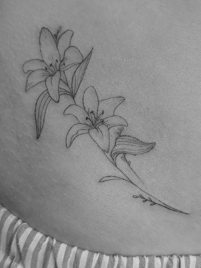 Lily tattoo