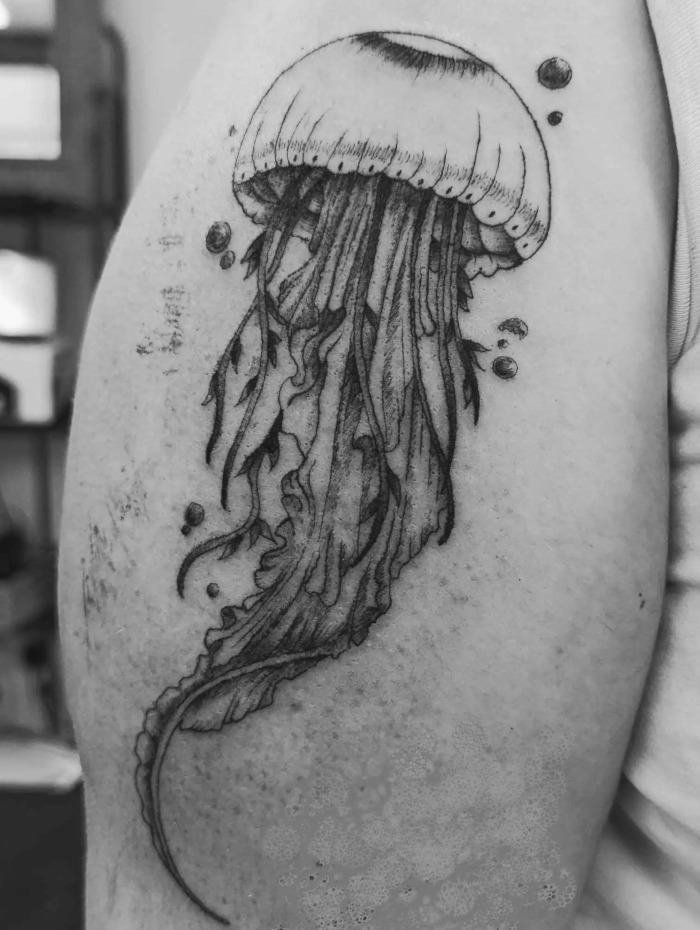 Jellyfish tattoo